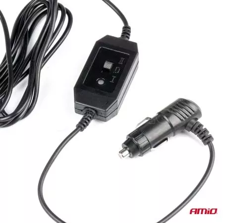 AMIO ΑΝΕΜΙΣΤΗΡΑΣ ΔΙΠΛΟΣ 12V 2χ4''(10,8cm) ΜΕ ΦΙΣ ΑΝΑΠΤΗΡΑ/2 ΤΑΧΥΤΗΤΩΝ/ ΜΕ ΜΑΝΤΑΛΑΚΙ PRO SERIES ΑMiO - 1 TEM. 03012/AM 