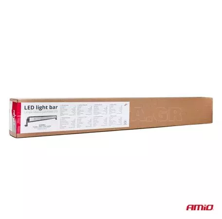 AMIO ΠΡΟΒΟΛΕΑΣ ΕΡΓΑΣΙΑΣ LIGHT BAR 459W 9-36V 153xSMD 800x80x64mm AWL35 ΜΠΑΡΑ LED ΑMiO - 1 TEM. 03256/AM 