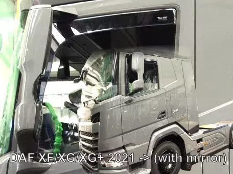 Heko ΑΝΕΜΟΘΡΑΥΣΤΕΣ ΦΟΡΤΗΓΟΥ ΓΙΑ DAF XF/XG/XG 2021+ ΜΕ ΚΑΘΡΕΠΤΗ (GB) ΖΕΥΓΑΡΙ  ΑΠΟ ΕΥΚΑΜΠΤΟ ΦΙΜΕ ΠΛΑΣΤΙΚΟ HEKO - 2 ΤΕΜ. ΑΝΕΜ.13157/TRUCK 