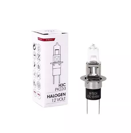 M-tech ΛΑΜΠΑ H3C PK22D 12V 55W ΑΛΟΓΟΝΟΥ M-TECH -1 ΤΕΜ. Z52/MT 