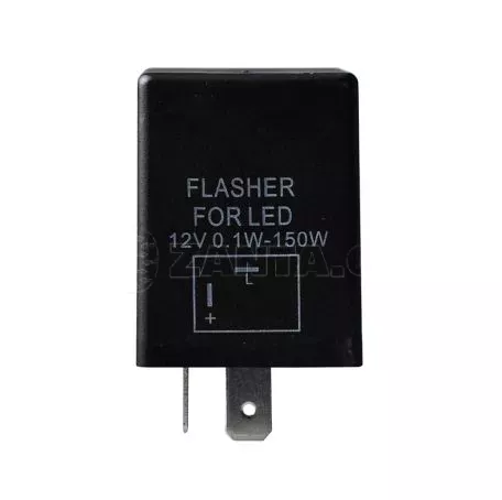 M-tech LED FLASHER (ΦΛΑΣΙΕΡΑ) 12V 0,1-150W 2 ΕΠΑΦΩΝ (L+-)  mTECH - 1 Τεμ. RE105/MT 