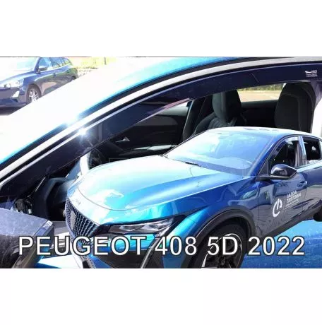 Heko ΑΝΕΜΟΘΡΑΥΣΤΕΣ ΓΙΑ PEUGEOT 408 5D 2022+ - ΖΕΥΓΑΡΙ ΑΥΤΟΚΙΝΗΤΟΥ ΑΠΟ ΕΥΚΑΜΠΤΟ ΦΙΜΕ ΠΛΑΣΤΙΚΟ HEKO - 2 ΤΕΜ. ΑΝΕΜ.26167 