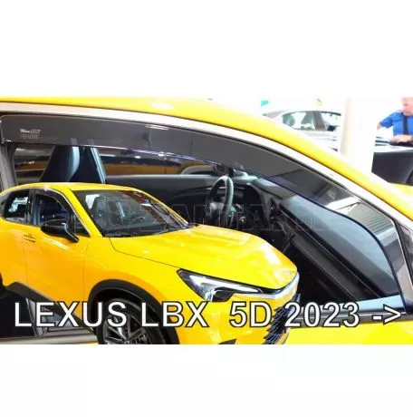 Heko ΑΝΕΜΟΘΡΑΥΣΤΕΣ ΓΙΑ LEXUS LBX 5D 2023+ - ΖΕΥΓΑΡΙ ΑΥΤΟΚΙΝΗΤΟΥ ΑΠΟ ΕΥΚΑΜΠΤΟ ΦΙΜΕ ΠΛΑΣΤΙΚΟ HEKO - 2 ΤΕΜ. ΑΝΕΜ.30038 