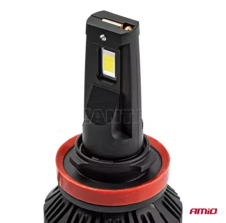 AMIO ΛΑΜΠΕΣ LED CAN-BUS H8/9/11 9>16V 90W 6.500K 9900lm (ΜΕ ΑΝΕΜΙΣΤΗΡΑΚΙ) X3 SERIES AMIO - 2 Τεμ. 02981/AM 