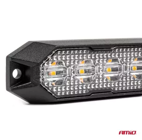 AMIO ΣΤΡΟΜΠΟ 12/24V 4xSMD LED 12W (4x3W) R65 R10 IP6K9K 95x30mm ΑΜΙΟ - 1 ΤΕΜ. 03929/AM 