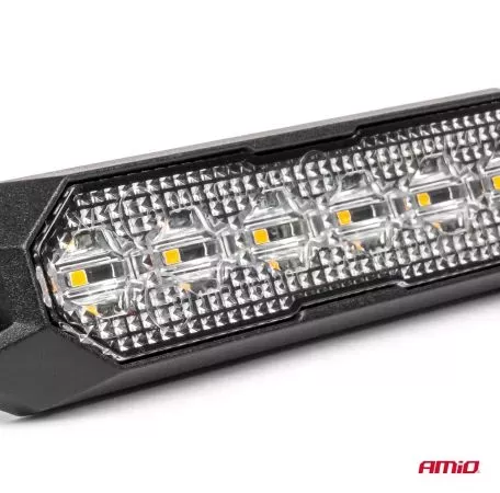 AMIO ΣΤΡΟΜΠΟ 12/24V 6xSMD LED 18W (6x3W) R65 R10 IP68 IP6K9K 122x30mm ΑΜΙΟ - 1 ΤΕΜ. 03930/AM 