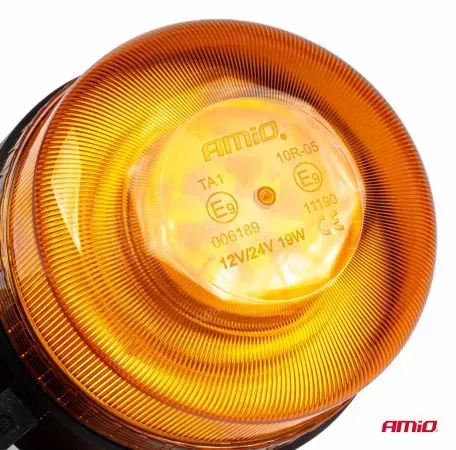 AMIO ΦΑΡΟΣ 12/24V ΠΟΡΤΟΚΑΛΙ 36xSMD LED ΜΑΓΝΗΤΙΚΟΣ ΕΠΑΝΑΦΟΡΤΙΖΟΜΕΝΟΣ ΑΣΥΡΜΑΤΟΣ R65 R10 IP66 123x110mm ΑΜΙΟ - 1 ΤΕΜ. 03931/AM 