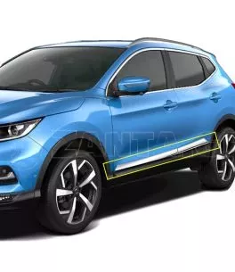 NISSAN QASHQAI 2014+ ΔΙΑΚΟΣΜΗΤΙΚΗ ΦΑΣΑ ΠΟΡΤΑΣ ΧΡΩΜΙΟ ΜΕΤΑΛΛΙΚΗ 4 TEM. 