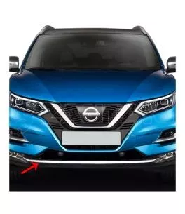 NISSAN QASHQAI 2017+ ΤΡΙΜ ΜΑΡΚΕ ΠΡΟΦΥΛΑΚΤΗΡΑ ΧΡΩΜΙΟ ΜΕΤΑΛΛΙΚΟ 