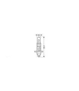 H1 ΑΛΟΓΟΝΟΥ 12V/55W 62.5mm P14,5s ΛΑΜΠΑ 