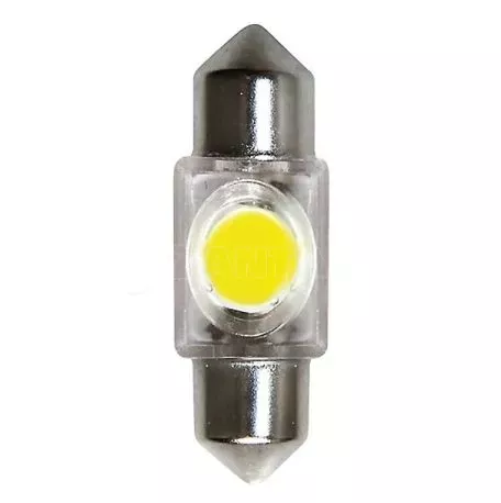 Lampa ΛΑΜΠΑΚΙ ΠΛΑΦΟΝΙΕΡΑΣ 12V 10x31mm ΔΙΑΘΛΑΣΗΣ HYPER-LED2 ΛΕΥΚΟ 1SMDx2chips 1ΤΕΜ. 5844.7-LM 