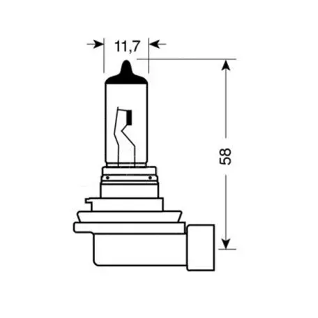 Lampa H11 12V 55W PGJ19-2 STANDARD LINE ΑΛΟΓΟΝΟΥ ΚΟΥΤΙ 1ΤΕΜ. L5797.1 