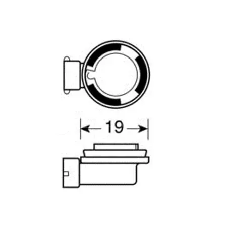 Lampa H11 12V 55W PGJ19-2 STANDARD LINE ΑΛΟΓΟΝΟΥ ΚΟΥΤΙ 1ΤΕΜ. L5797.1 