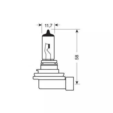 Lampa H11 12V 55W PGJ19-2 XENON ICE 5.000K 2ΤΕΜ. L5864.2 