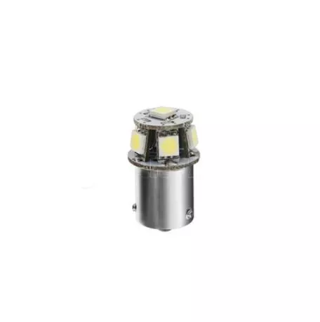 Lampa Λαμπάκι R5W 24/28V BA15s Hyper-Led18 Λευκό  L9823.3 