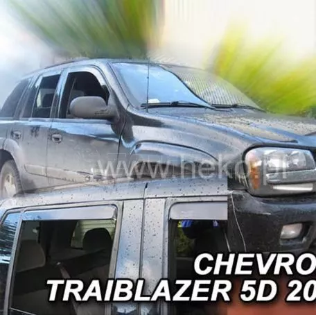 Heko ΣΕΤ ΑΝΕΜΟΘΡΑΥΣΤΕΣ ΑΥΤΟΚΙΝΗΤΟΥ ΓΙΑ CHEVROLET TRAIBLAZER 5D 2002-2009R (>OT) / SAAB 9-7 ΑΠΟ ΕΥΚΑΜΠΤΟ ΦΙΜΕ ΠΛΑΣΤΙΚΟ HEKO - 4 ΤΕΜ. ΑΝΕΜ.SET10541 