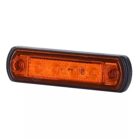 M-tech ΦΩΣ ΟΓΚΟΥ LD676 12/24V 4LED HORPOL ΠΟΡΤΟΚΑΛΙ (10,5 x 2,5 cm) -1ΤΕΜ. WMLHOR676/MT 