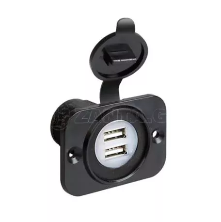 Lampa Αντάπτορας Αναπτήρα 2 USB με Καπάκι  3900.5-LM 