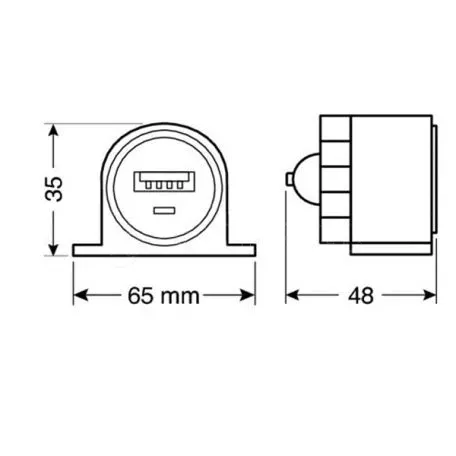 Lampa Αντάπτορας για USB Βιδωτός  L3896.8/T 