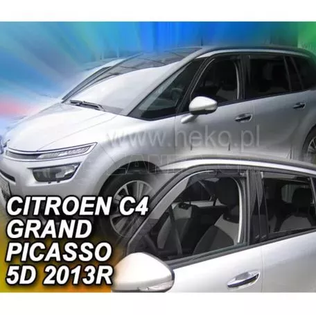 Heko ΣΕΤ ΑΝΕΜΟΘΡΑΥΣΤΕΣ ΑΥΤΟΚΙΝΗΤΟΥ ΓΙΑ CITROEN C4 GRAND PICASSO SPACE TOURER MK2 5D 2013> ΑΠΟ ΕΥΚΑΜΠΤΟ ΦΙΜΕ ΠΛΑΣΤΙΚΟ HEKO - 4 ΤΕΜ. ΑΝΕΜ.SET12260 