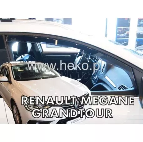 Heko ΑΝΕΜΟΘΡΑΥΣΤΕΣ ΑΥΤΟΚΙΝΗΤΟΥ ΓΙΑ RENAULT MEGANE 5D 2016>    ΖΕΥΓΑΡΙ ΑΠΟ ΕΥΚΑΜΠΤΟ ΦΙΜΕ ΠΛΑΣΤΙΚΟ HEKO - 2 ΤΕΜ. ΑΝΕΜ.27195 