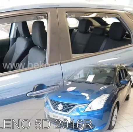 Heko ΣΕΤ ΑΝΕΜΟΘΡΑΥΣΤΕΣ ΑΥΤΟΚΙΝΗΤΟΥ ΓΙΑ SUZUKI BALENO 5D 2016>  ΑΠΟ ΕΥΚΑΜΠΤΟ ΦΙΜΕ ΠΛΑΣΤΙΚΟ HEKO - 4 ΤΕΜ. ΑΝΕΜ.SET28652 