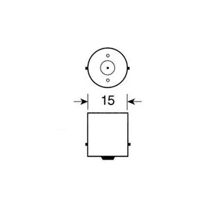 Lampa P21W 12V 21W BA15s ΜΟΝΟΠΟΛΙΚΟ STANDARD LINE ΑΛΟΓΟΝΟΥ ΚΟΥΤΙ 10ΤΕΜ. L5806.1 