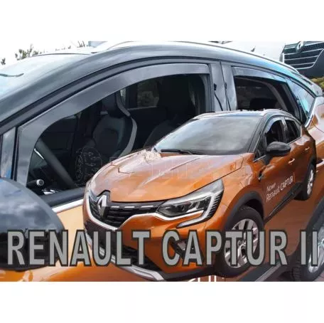 Heko ΣΕΤ ΑΝΕΜΟΘΡΑΥΣΤΕΣ ΑΥΤΟΚΙΝΗΤΟΥ ΓΙΑ RENAULT CAPTUR 5D 2019> ΑΠΟ ΕΥΚΑΜΠΤΟ ΦΙΜΕ ΠΛΑΣΤΙΚΟ HEKO - 4 ΤΕΜ. ΑΝΕΜ.SET27013 