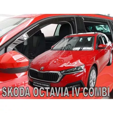 Heko ΣΕΤ ΑΝΕΜΟΘΡΑΥΣΤΕΣ ΑΥΤΟΚΙΝΗΤΟΥ ΓΙΑ SKODA OCTAVIA COMBI 5D 2020> ΑΠΟ ΕΥΚΑΜΠΤΟ ΦΙΜΕ ΠΛΑΣΤΙΚΟ HEKO - 4 ΤΕΜ. ΑΝΕΜ.SET28357 