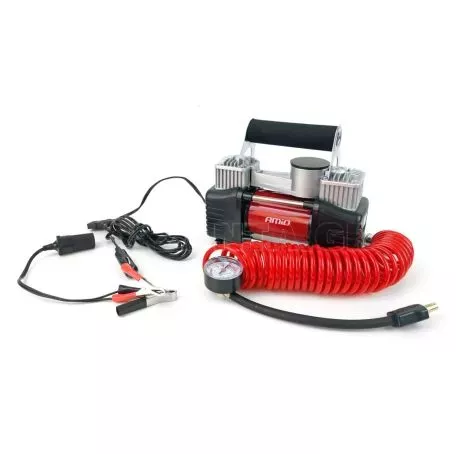 AMIO ΚΟΜΠΡΕΣΕΡ ΑΕΡΑ ΕΛΑΣΤΙΚΩΝ ΜΕΤΑΛΛΙΚΟ 12V 150psi 10bar ΜΕ ΦΙΣ ΑΝΑΠΤΗΡΑ & ΚΑΛΩΔΙΟ AMiO – 1 ΤΕΜ. 01136/AM 