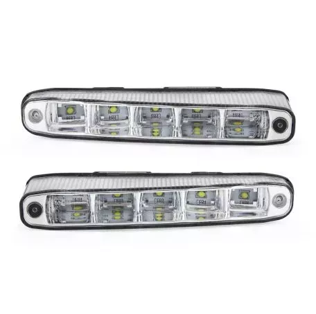 AMIO ΦΩΤΑ ΗΜΕΡΑΣ DRL 12/24V 11,52W 10LED 1000Lm 160x25x52mm 2ΤΕΜ 01522/AM 