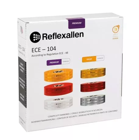 Lampa ΤΑΙΝΙΑ ΑΝΑΚΛΑΣΤΙΚΗ ΚΙΤΡΙΝΗ ΑΥΤΟΚΟΛΛΗΤΗ REFLEXALLEN PREMIUM VERSION 50mmX12,5m Lampa - 1 τεμ. L.RA7165S 