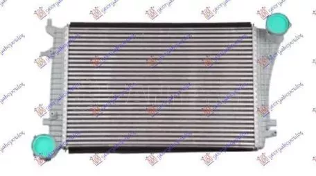 Ψυγείο Intercooler 1.9-2.0 TDI (61.5x40.5x3.2) (Παροχές Διαγώνια) Seat Leon 2005-2013 