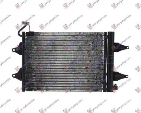 Ψυγείο A/C Βενζίνη/Πετρέλαιο (47x36.2x1.6) Skoda Fabia 2007-2010 