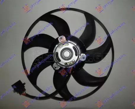 Βεντιλατέρ Ψυγείου (Μοτέρ & Φτερωτή) (39cm) (3 Pin) Skoda Fabia 2010-2014 