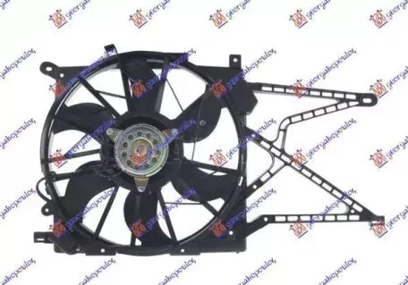 Βεντιλατέρ Ψυγείου Κομπλέ Diesel (Χωρίς A/C) (3 Pin) Opel Astra G 1998-2004 