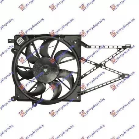 Βεντιλατέρ Ψυγείου Κομπλέ Βενζίνη (3 Pin) Opel Astra G 1998-2004 