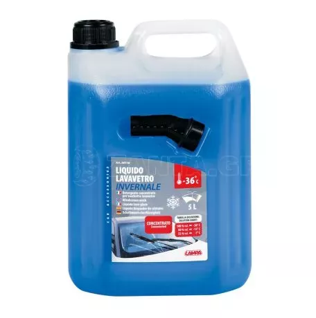 Lampa ΥΓΡΟ ΥΑΛΟΚΑΘΑΡΙΣΤΗΡΩΝ SCREEN WASH -36°C (5000 ml) ΣΥΜΠΥΚΝΩΜΕΝΟ LAMPA - 1ΤΕΜ. L3811.8 