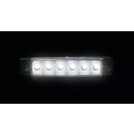 Lampa ΦΩΣ ΟΓΚΟΥ 9>32V 6 LED ΛΕΥΚΟ ΔΙΑΦΑΝΟ 95,6x19,8mm ΜΕ ΕΓΚΡΙΣΗ ΤΥΠΟΥ E148 LAMPA -  20 Τεμ. L9704.0 