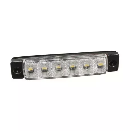 Lampa ΦΩΣ ΟΓΚΟΥ 9>32V 6 LED ΛΕΥΚΟ ΔΙΑΦΑΝΟ 95,6x19,8mm ΜΕ ΕΓΚΡΙΣΗ ΤΥΠΟΥ E148 LAMPA -  20 Τεμ. L9704.0 