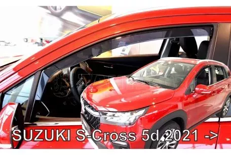 Heko ΣΕΤ ΑΝΕΜΟΘΡΑΥΣΤΕΣ ΑΥΤΟΚΙΝΗΤΟΥ ΓΙΑ SUZUKI S-CROSS 5D 2021+ ΑΠΟ ΕΥΚΑΜΠΤΟ ΦΙΜΕ ΠΛΑΣΤΙΚΟ HEKO - 4 ΤΕΜ. ΑΝΕΜ.SET28659 