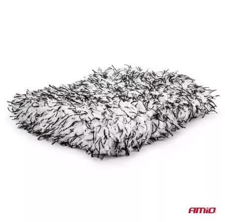 AMIO ΓΑΝΤΙ ΠΛΥΣΙΜΑΤΟΣ ΜΕ ΜΙΚΡΟΙΝΕΣ (MICROFIBER) 25x18cm 600g/sqm ΑΣΠΡΟ/ΜΑΥΡΟ AMIO - 1 Τεμ. 02870/AM 