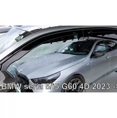 Heko ΑΝΕΜΟΘΡΑΥΣΤΕΣ ΓΙΑ BMW ΣΕΙΡΑ 5/i5 G60 4D 2023+ ΣΕΤ ΑΥΤΟΚΙΝΗΤΟΥ ΑΠΟ ΕΥΚΑΜΠΤΟ ΦΙΜΕ ΠΛΑΣΤΙΚΟ HEKO - 4 ΤΕΜ ΑΝΕΜ.SET11002 