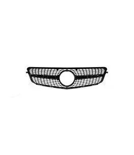 Μάσκα Για Mercedes-Benz C-Class W204 07-14 Diamond Look Μαύρο/Ασημί 1 Τεμάχιο 