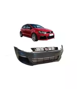 Μπροστινός Προφυλακτήρας Για VW Polo 6R 09-17 R20 Look Με Μάσκα & DRL 