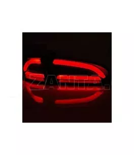 Πισινά Φανάρια Set Για Seat Ibiza 6L 02-08 Led Bar Κόκκινο/Φιμέ LH Group 