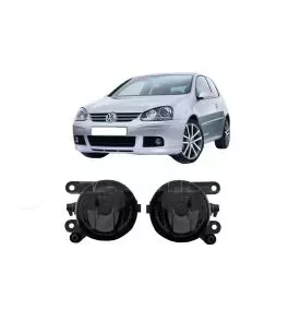 Προβολείς Ομίχλης Για VW Golf V (5) 03-08 & GTI After Market Προφυλακτήρα Φιμέ 2 Τεμάχια 