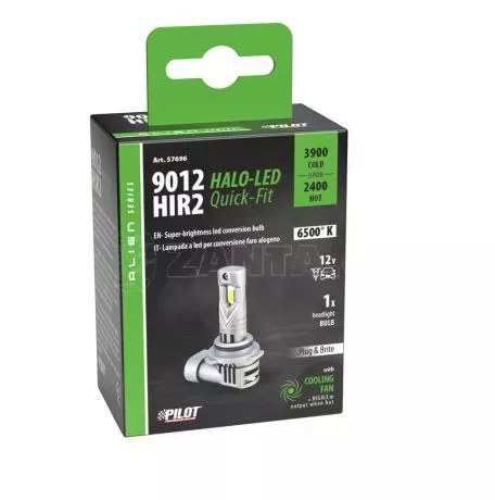 Lampa ΛΑΜΠΑ LED HIR2 9012 12V PX22d 6.500K ΨΥΧΡΟ 3.900lm/ΘΕΡΜΟ 2.400lm 35W HALO LED QUICK FIT ALIEN SERIES LAMPA - 1 ΤΕΜ. L5769.6 