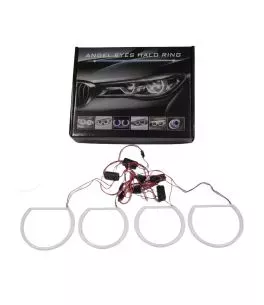 Δαχτυλίδια angel eyes για  BMW E46 coupe (1998-2003) / BMW E46 Sedan, Combi (1998-2005) - lightbar design - μπλε 