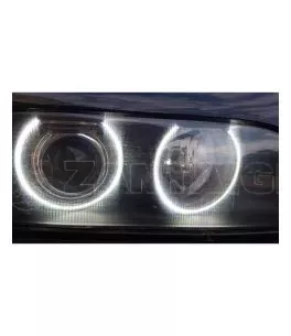 Δαχτυλίδια angel eyes για BMW E39 OEM με εργοστασιακά angel eyes - με 66 led 